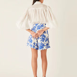 Esmaee - Palms Blouse - White