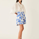 Esmaee - Palms Blouse - White