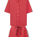 ARAMINTA JAMES - San Sebastian Shirt Set - Dusty Red