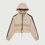 P.E NATION - Cropped Man Down Jacket - Sesame