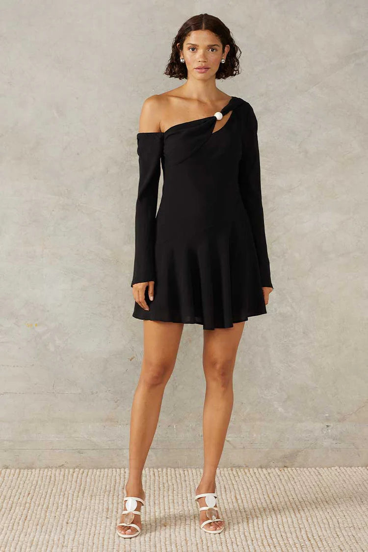 MON RENN - Marseille Mini Dress - Black