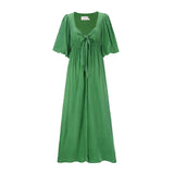 SANCIA - The Cerie Dress - Bottle Green