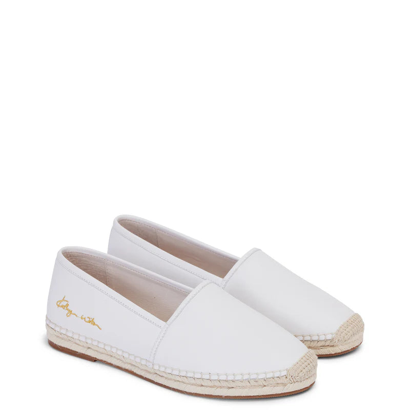 KATHRYN WILSON - Giselle Espadrille - White Calf