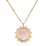 Satya - Unlimited Compassion Rose Quartz Gemstone Necklace