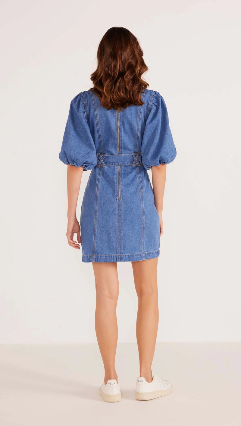 MINK PINK - Peyton Denim Mini  Dress