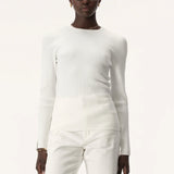 Elka Collective - Nadia Knit Top - White