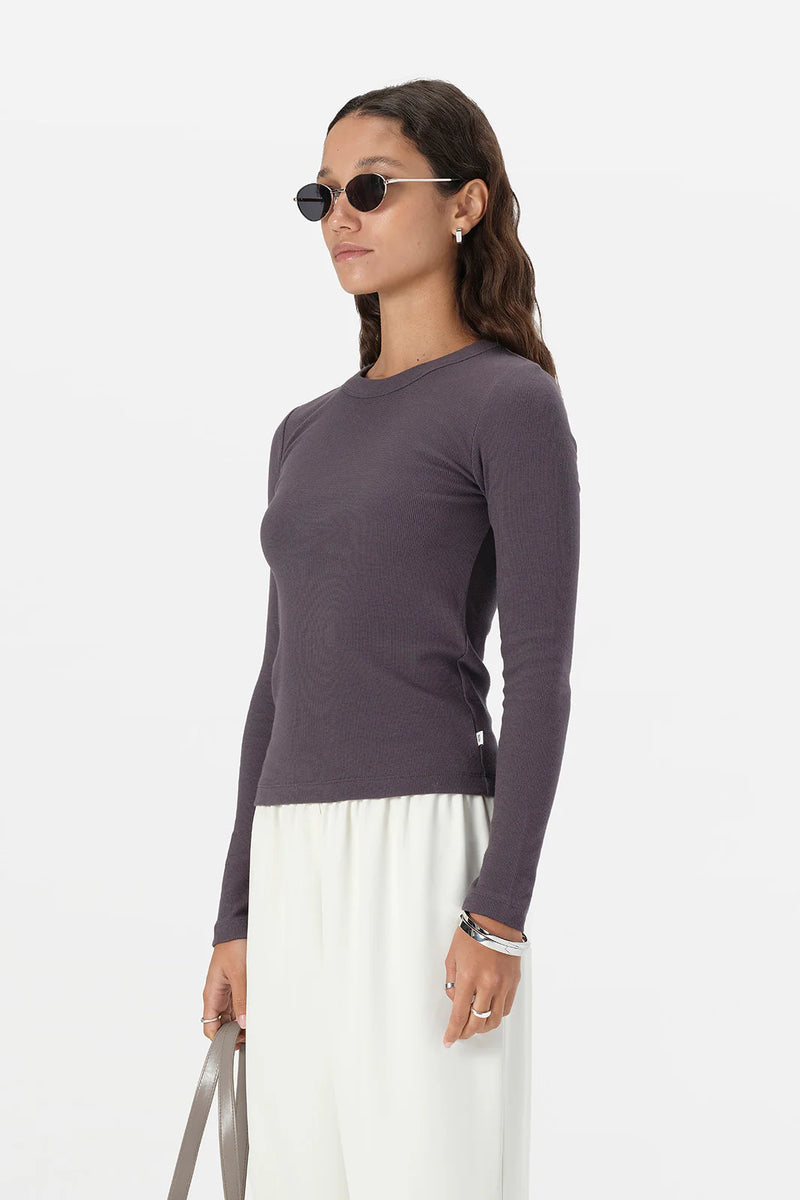 ELKA COLLECTIVE - Nola Long Sleeve Top - Slate