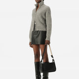 ELKA COLLECTIVE - Akari Mini Skirt - Black Croc