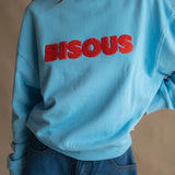 ARAMINTA JAMES - Bisous Sweatshirt - Ice Blue