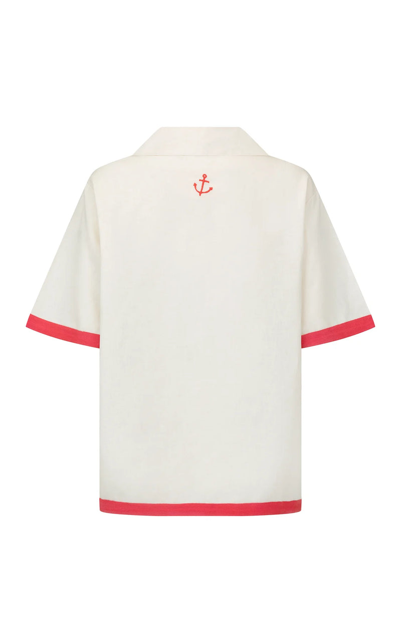 ARAMINTA JAMES - Del Mar Shirt Set - Lobster Red