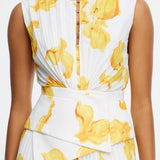 ACLER - Rhodes Midi Dress - Ivory Calla Lily