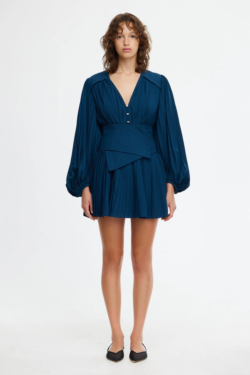 ACLER - Rhodes Mini Dress - Sea