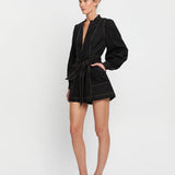 KIVARI - Ada Playsuit - Black