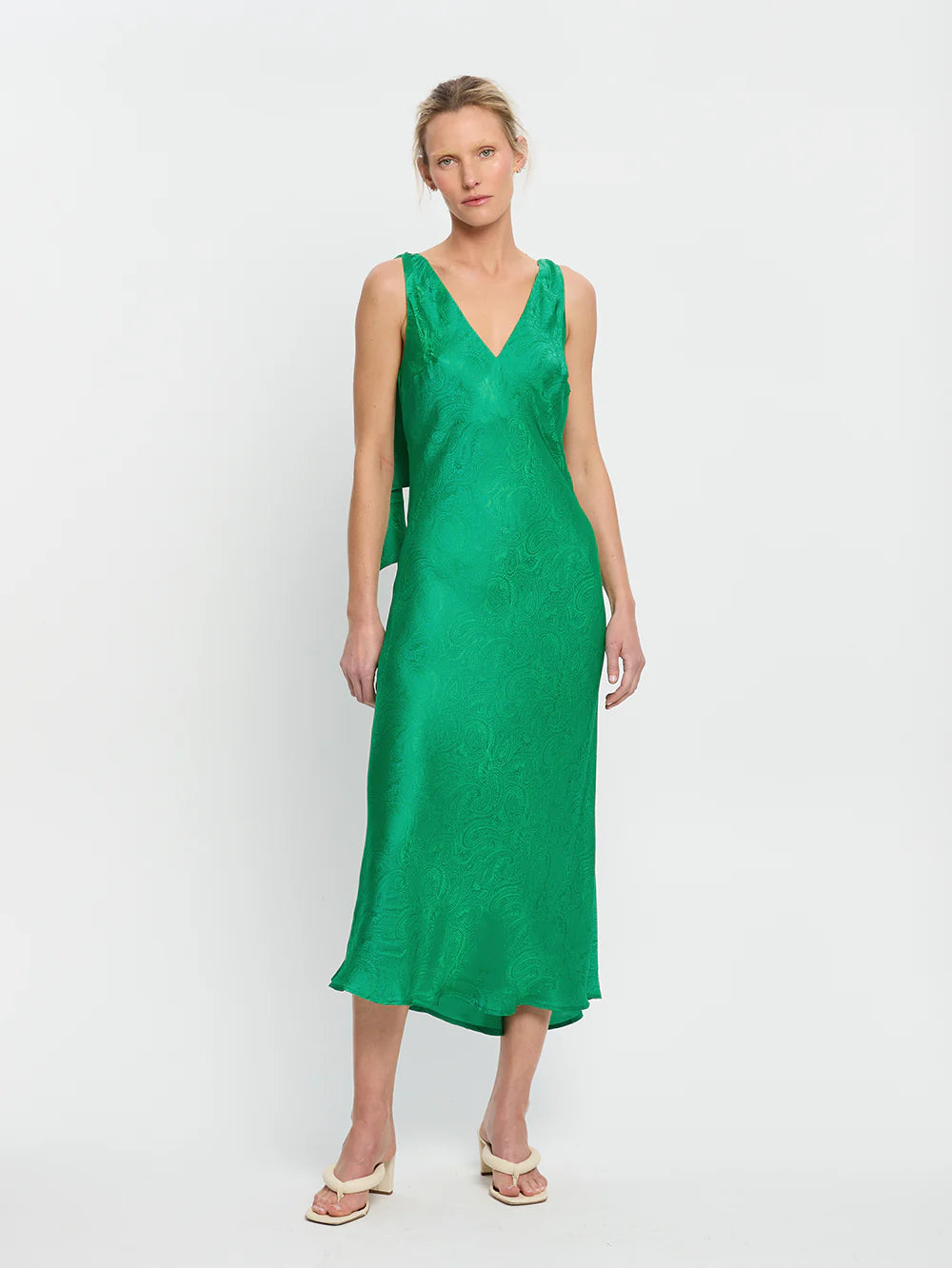 KIVARI - Adriana Midi Dress - Emerald