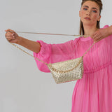 ARLINGTON MILNE - Agnes Bag - Gold Weave