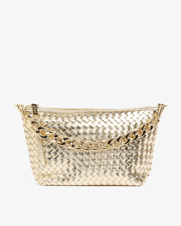 ARLINGTON MILNE - Agnes Bag - Gold Weave