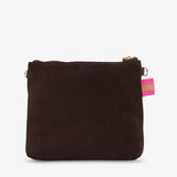 ARLINGTON MILNE - Alexis Crossbody - Chocolate Suede