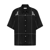 ROWIE - Aries Linen Shirt - Noir