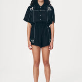 ROWIE - Aries Linen Shorts - Noir