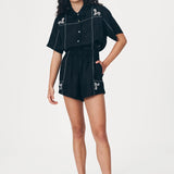 ROWIE - Aries Linen Shorts - Noir