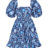 PALM NOOSA - Lola Dress - Blue Paisley