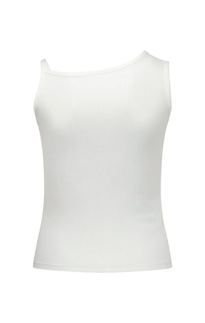 COMMONPLACE ESSENTIALS - Asymmetrical Pearl Tank - Natural