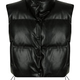 TOAST SOCIETY - Atlas Vegan Leather Vest - Black