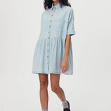 ROWIE - Bailey Denim Dress - Azul