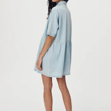 ROWIE - Bailey Denim Dress - Azul