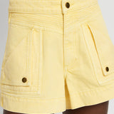 KIVARI - Celene Denim Short - Butter