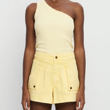 KIVARI - Celene Denim Short - Butter