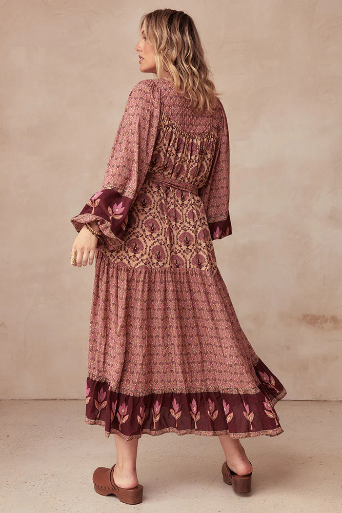 SPELL - Chateau Boho Gown - Grape