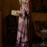 SPELL - Chateau Boho Gown - Grape