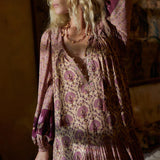 SPELL - Chateau Boho Gown - Grape