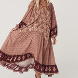 SPELL - Chateau Boho Gown - Grape