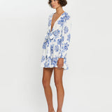 KIVARI - Chiara Tie Front Mini Dress