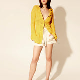 KIVARI - Clementine Cardigan - Yellow