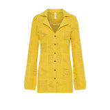 KIVARI - Clementine Cardigan - Yellow