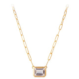 FAIRLEY - Crystal Cocktail Link Necklace