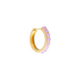 FAIRLEY - Pink Opal Crystal Midi Hoops