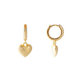 FAIRLEY - Puffed Heart Hoops