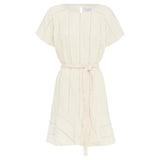 ROWIE - Dara Stipe Mini Dress - Natural