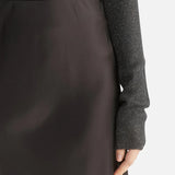 ENA PELLY - Logan Satin Maxi Skirt - Black