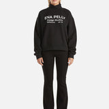 ENA PELLY - Gracie High Neck Sweater Design Studios - Black