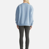 ENA PELLY - Lilly Oversized Sweater College - Sky Washed