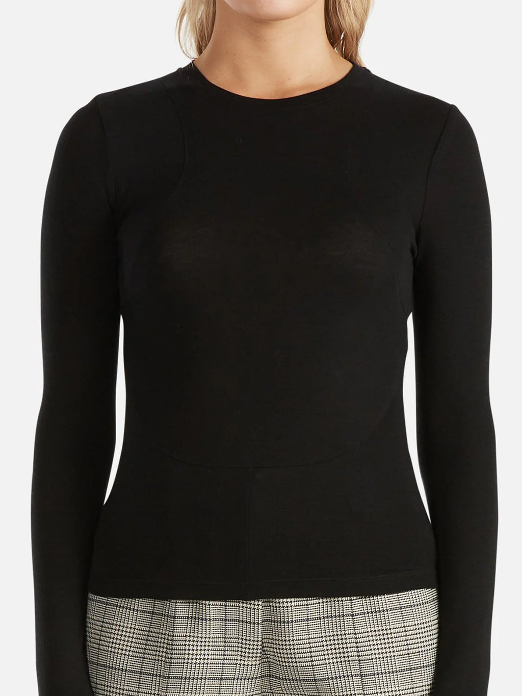 ENA PELLY - Willow Long Sleeve Top - Black