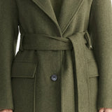 ENA PELLY - Madison Wool Coat - Forest