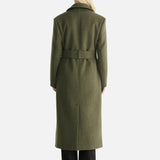 ENA PELLY - Madison Wool Coat - Forest