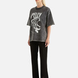 ENA PELLY - Fearless Tee - Black Stone Wash