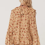 SPELL - Fleur Frill Blouse - Butterscotch